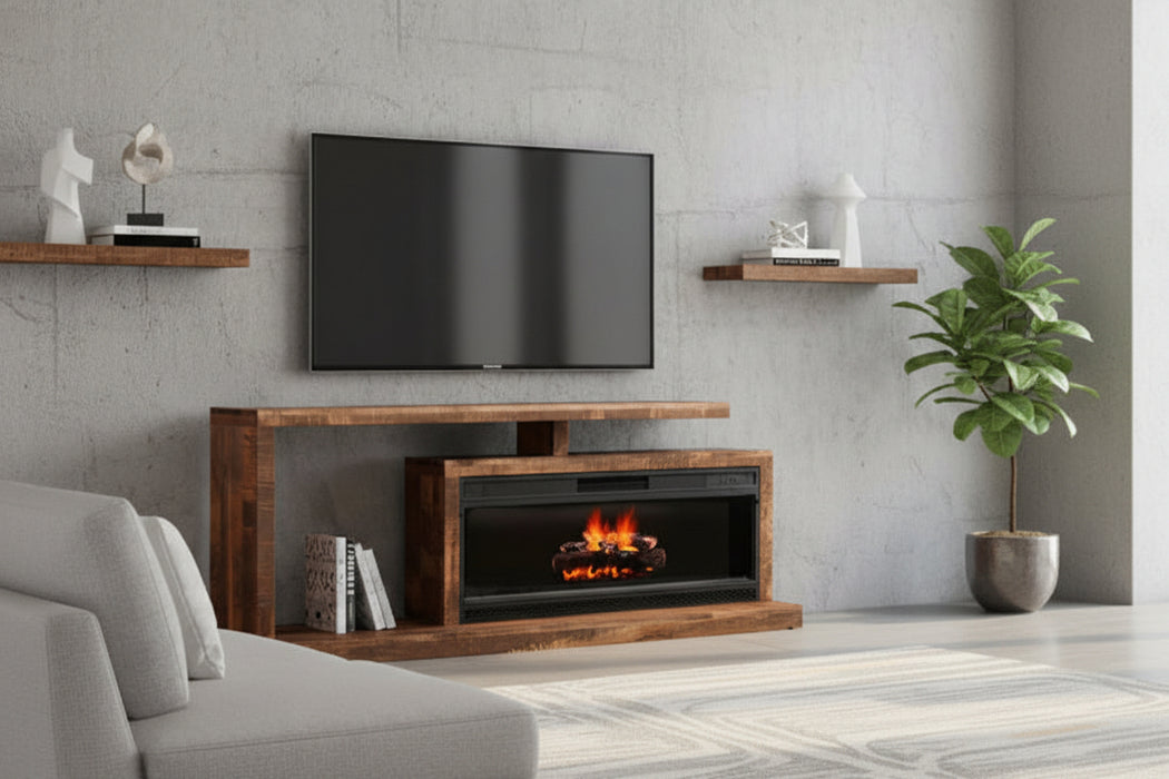 Amish Lincoln Fireplace Unit