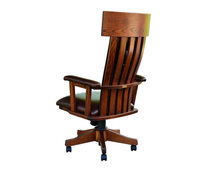 Amish London Arm Office Chair - Thumbnail 3