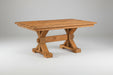 Lexington Reclaimed Dining Table Trestle Dining Tables Farmhouse Reclaimed Barnwood