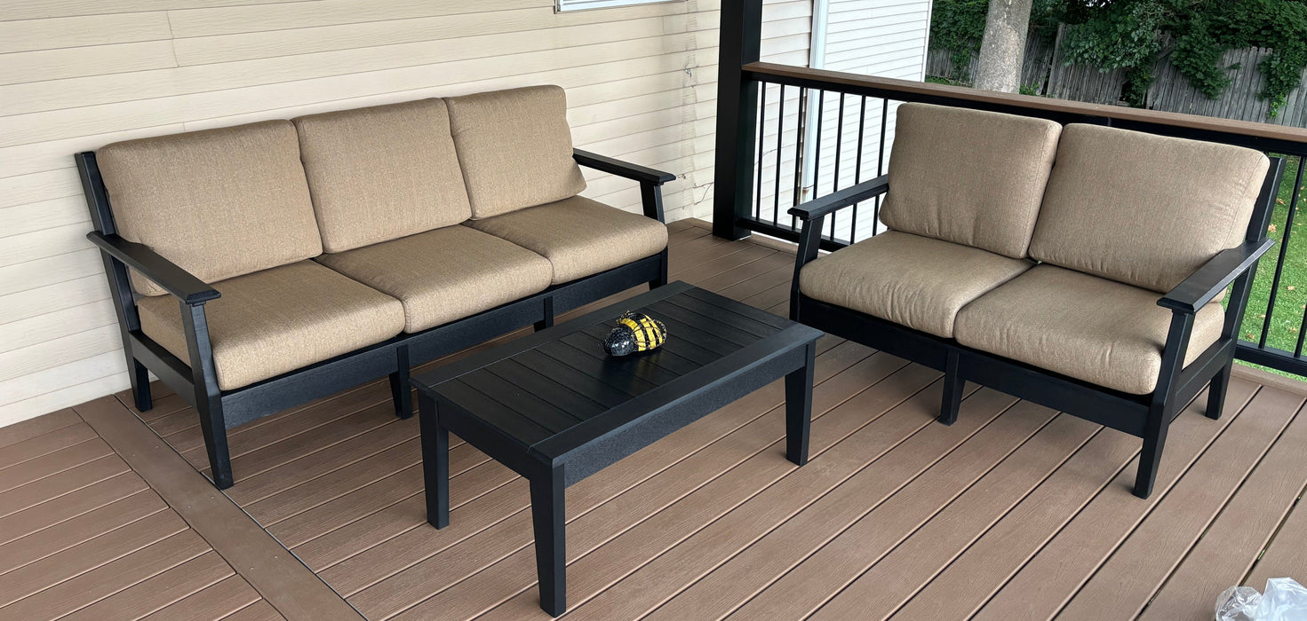 Amish Lakeside Set With Coffee Table Outdoor No Price