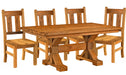 Lexington Reclaimed Dining Table Trestle Dining Tables Farmhouse Reclaimed Barnwood