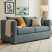 Amish Livingston Loveseat Stationary Love Seats Heartland Fabric Indoor Fabric Modern
