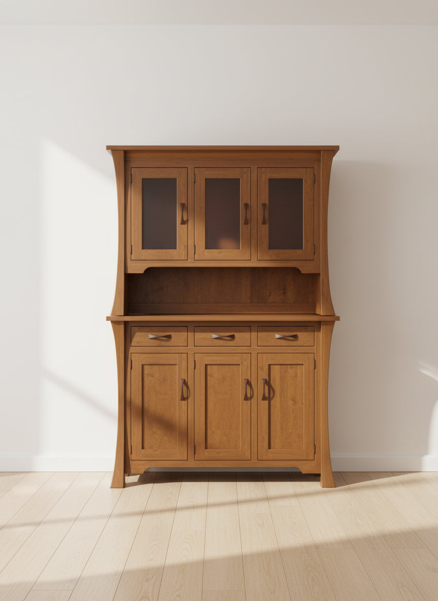 Lyndon 3-Door Hutch 3-Door Hutches Contemporary