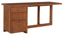 Montrose Offset Desk Single Pedestal Desks Modern