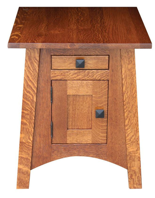 Amish Mccoy Enclosed End Table End Tables Farmhouse