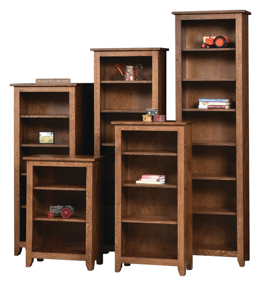 Modern Mission Bookcase 24" Wide Bookcases Mission