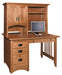 Mission Regular Desk and Hutch 30" Deep Single Pedestal Desks Mission