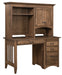 Mission Regular Desk and Hutch 23" Deep Single Pedestal Desks Mission