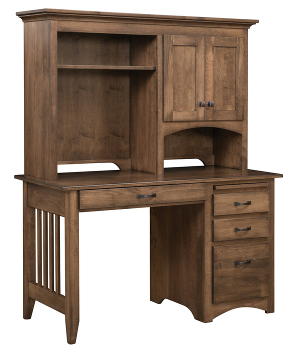 Mission Regular Desk and Hutch 23" Deep