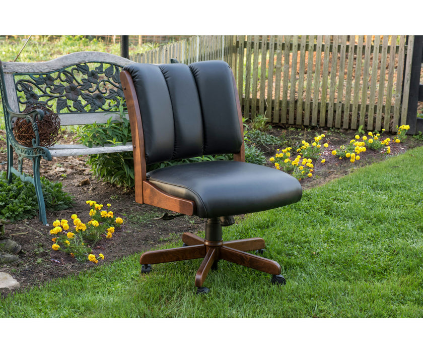 Amish Midland Side Office Chair