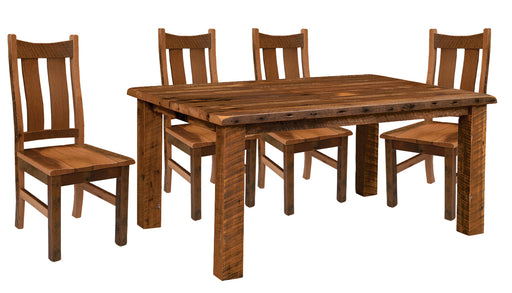 Pioneer Reclaimed Leg Table Leg Dining Tables Farmhouse Reclaimed Barnwood