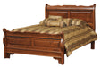 Amish Merlot Bed Sleigh Beds Traditional