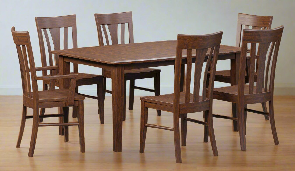 Amish Metro Dining Set Leg Table & Chair Sets Shaker Traditional