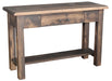 Milltown Sofa Table - Rough Sawn Sofa Tables Farmhouse Rough Sawn