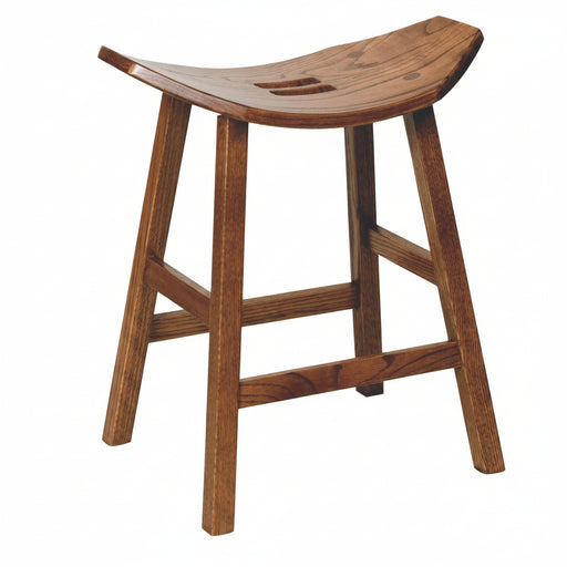 Amish Made Wooden Stool
American Made Wooden Stool
Mission Saddle Bar Stool Stationary Barstools Mission
