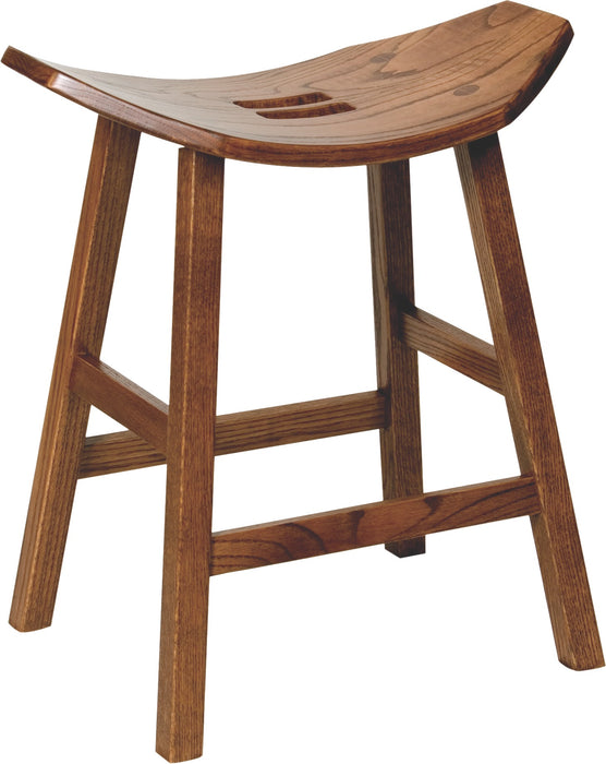 Mission Saddle Bar Stool Stationary Barstools Mission