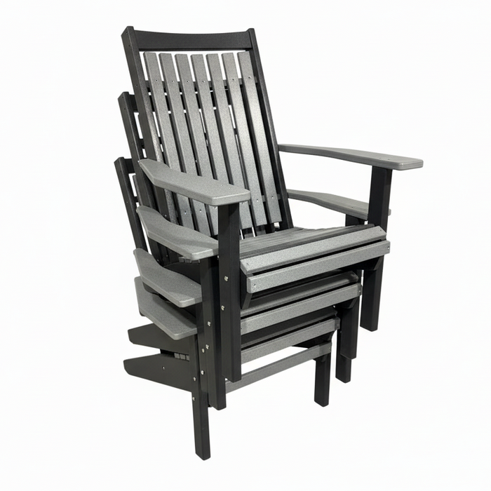 Amish Stackable Mission Deck Chair
