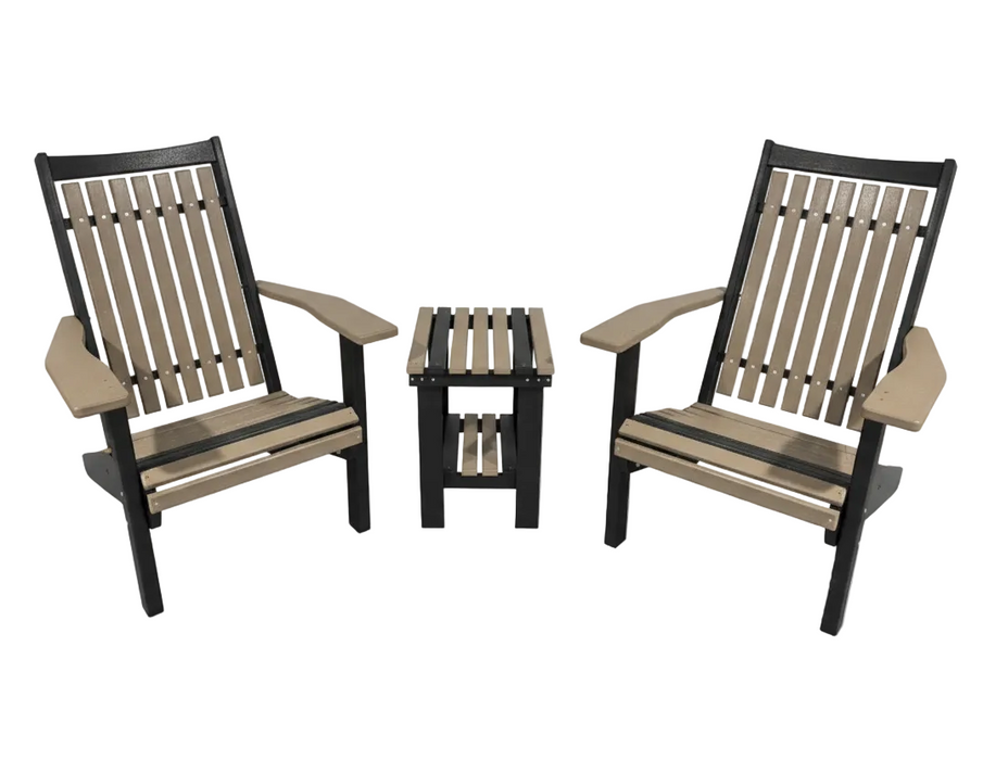 Amish Mission Adirondack Chair Set