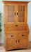 Amish Millers Arched Mission Secretary Desk Optional Hutch Secretary Desks Farmhouse Mission