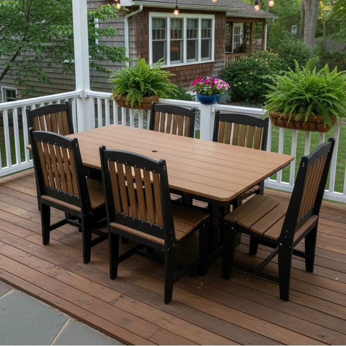 Amish Vineyard 44" x 72" Rectangle Set