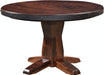 Montrose Single Pedestal Single Pedestal Tables Farmhouse Rough Sawn