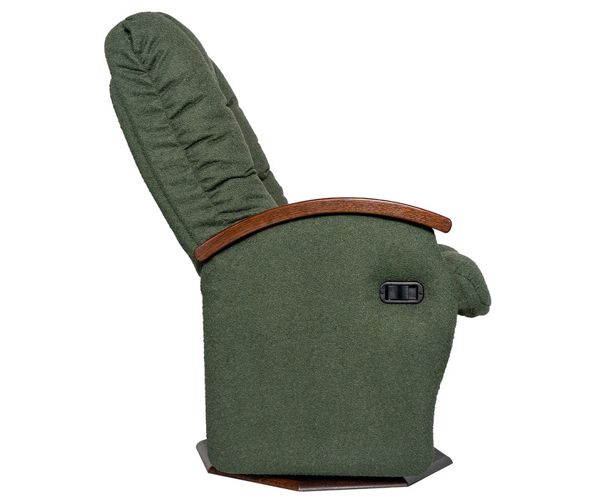 NP-197 Amish Newport Glider/Recliner Chair - Gliders By Miller - Side View