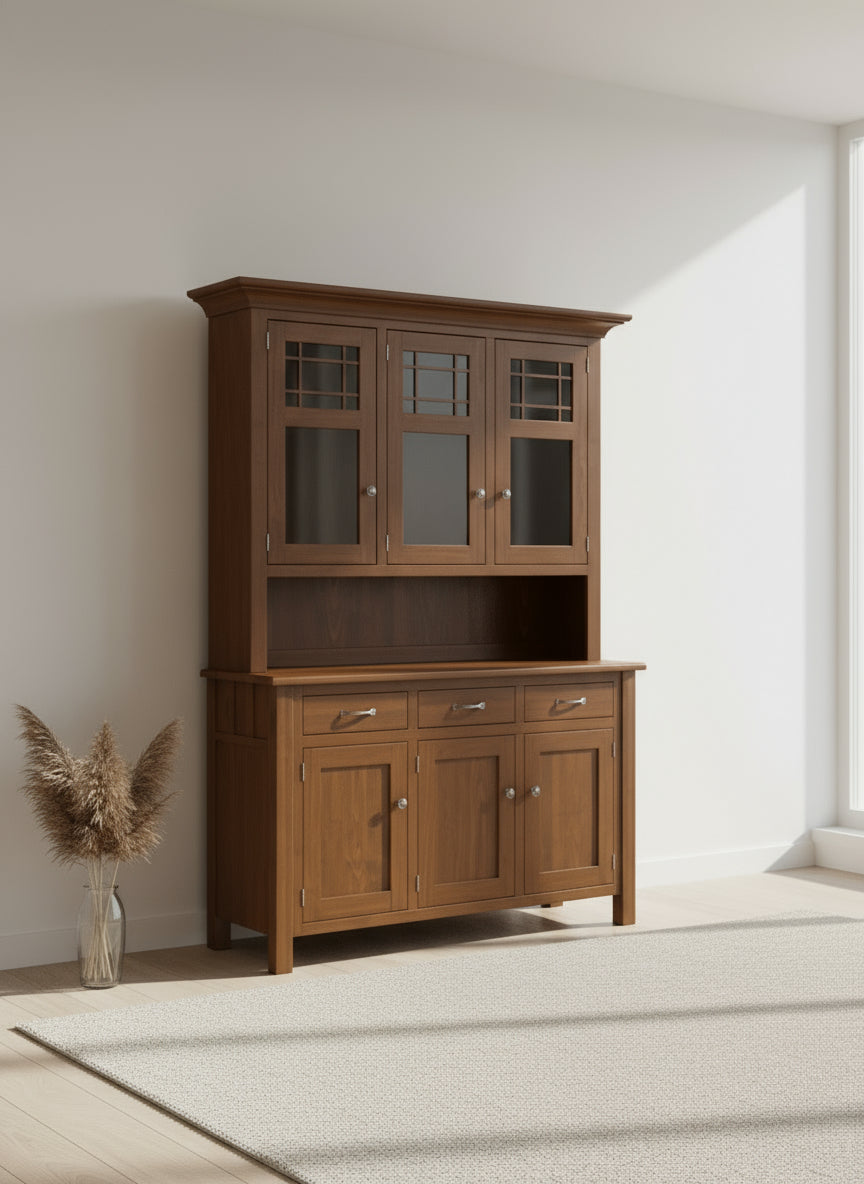 New England 3-Door Hutch 3-Door Hutches Mission