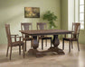 Amish Oliver Double Pedestal Table Double Pedestal Dining Tables Traditional