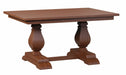 Amish Oliver Double Pedestal Table Double Pedestal Dining Tables Traditional