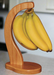 Banana Holder Like on Tree Solid Oak Amish Made Front Facing