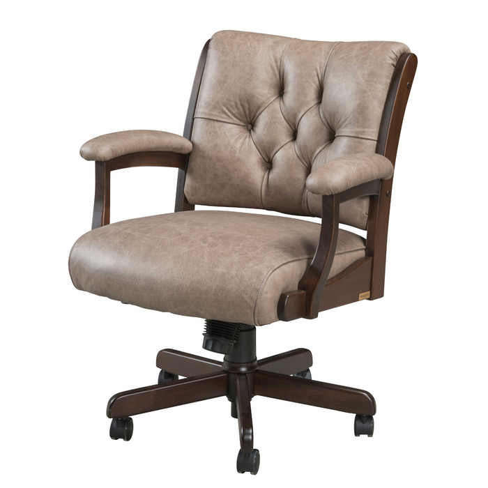 Edelweiss Tufted Arm Office Chair Fabric/Leather Office Chairs Heartland Fabric Indoor Fabric