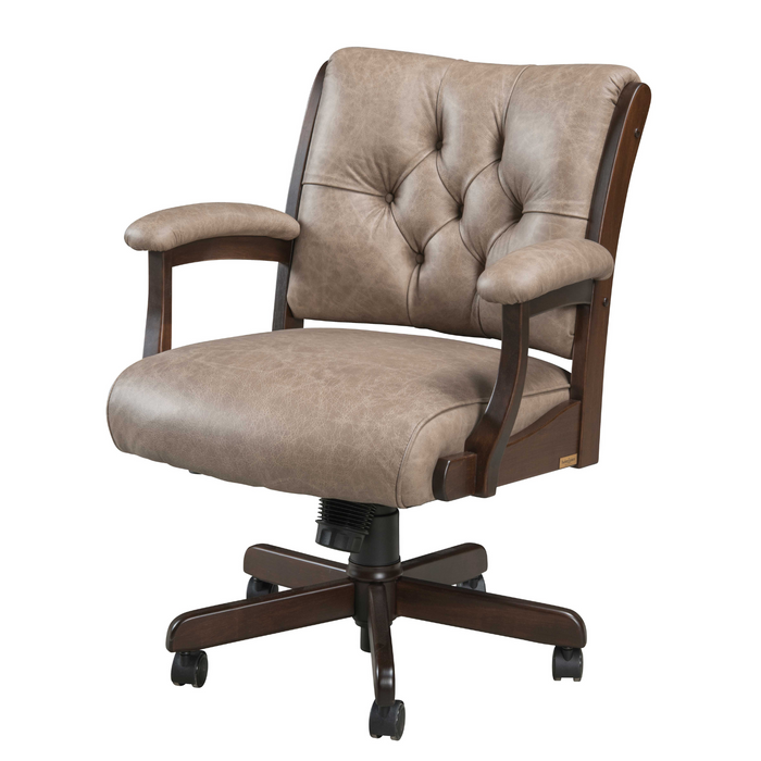 Amish Edelweiss Tufted Arm Office Chair