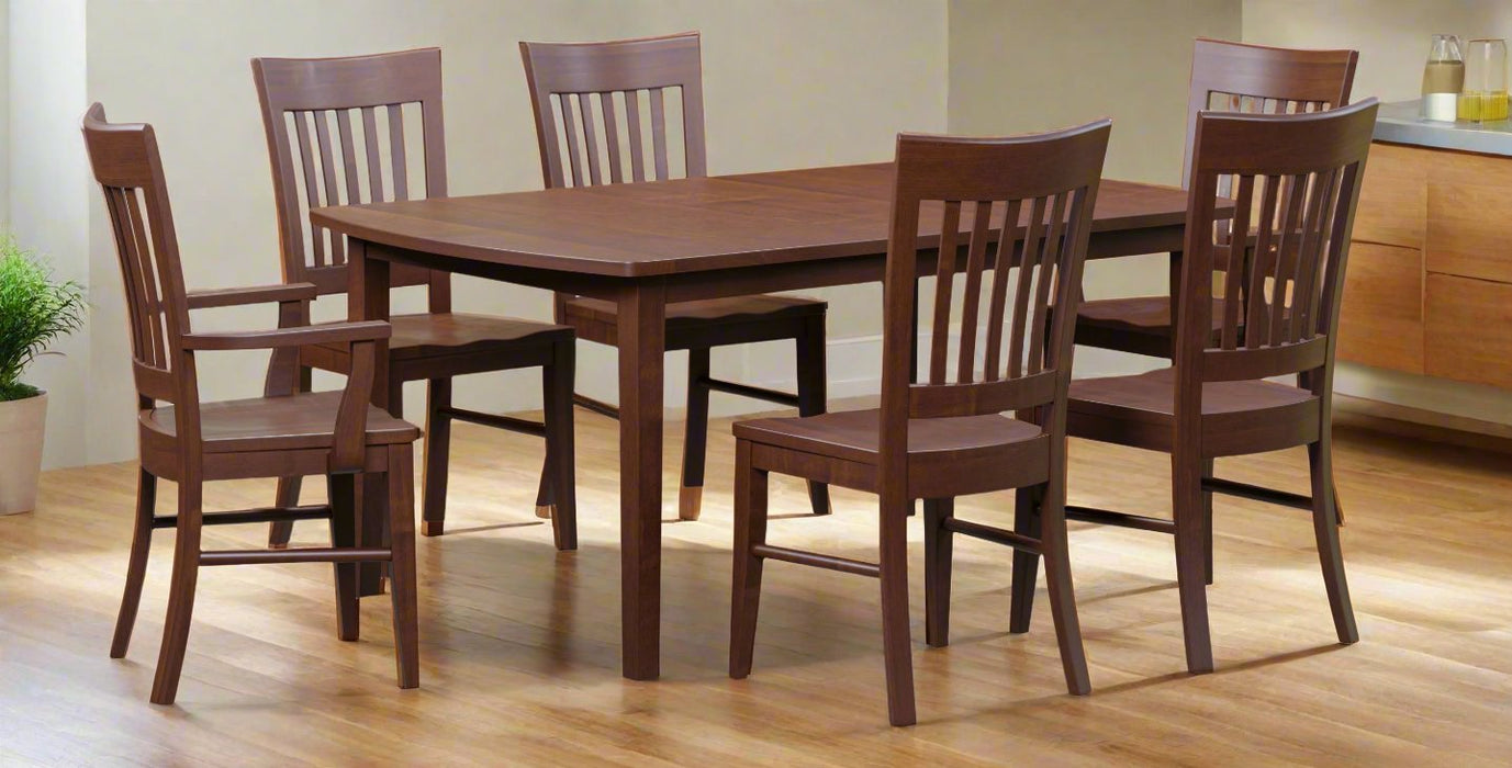 Amish Ottawa Dining Set Leg Table & Chair Sets Mission Shaker Traditional