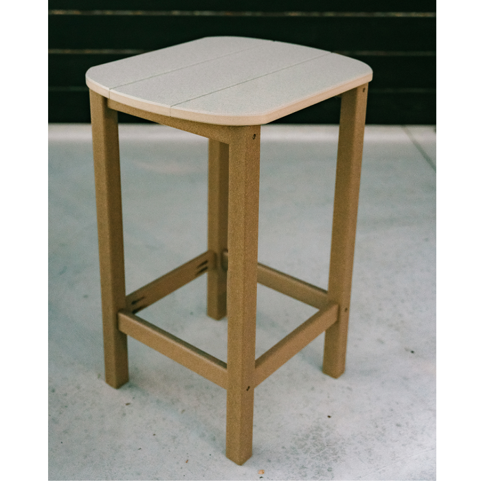 Amish Sunset Oval Balcony End Table