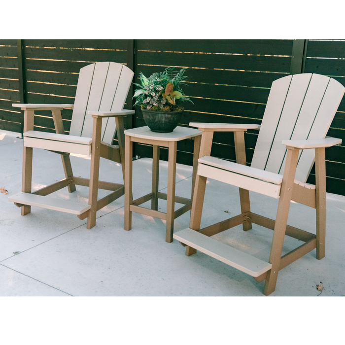 Amish Sunset Oval Balcony End Table