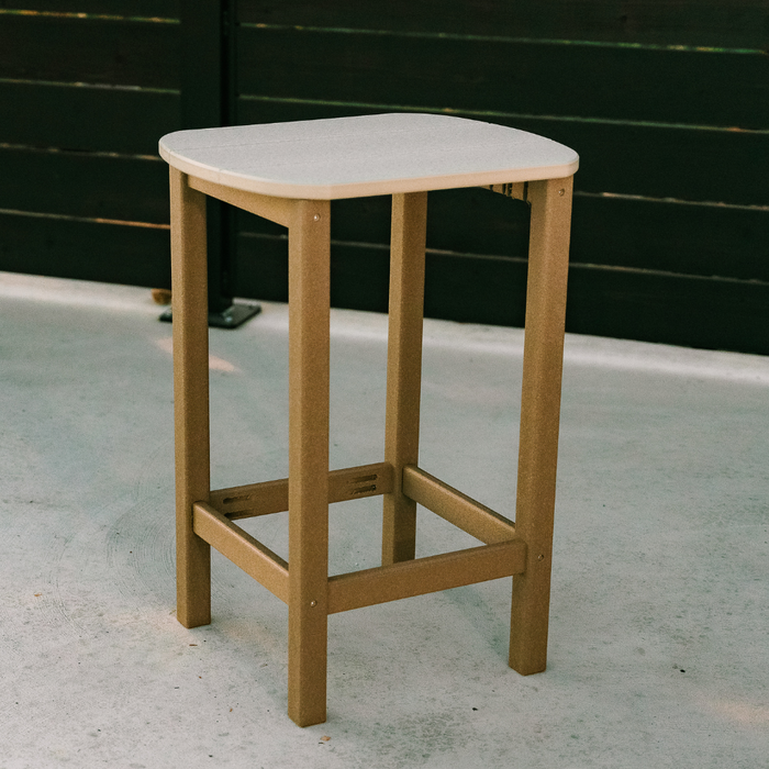 Amish Sunset Oval Balcony End Table