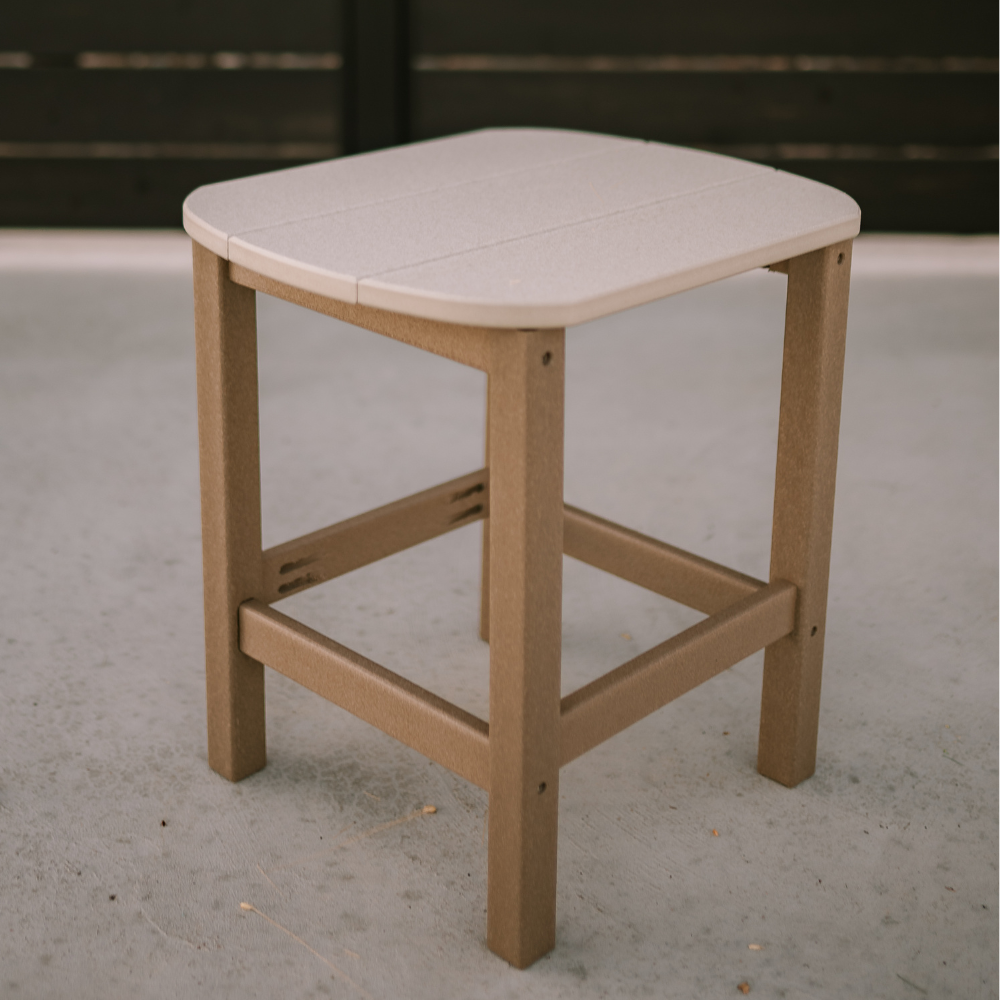 Amish Sunset Oval End Table