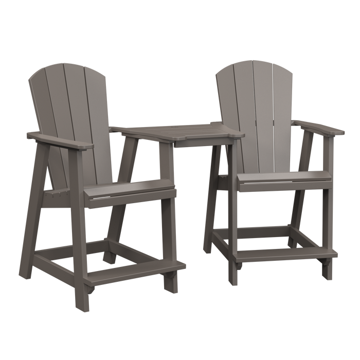 PB Tete-A-Tete Adirondack Set Chairs Adirondack