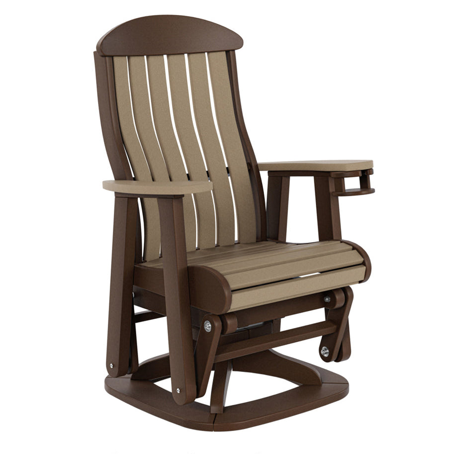 Quick Ship Amish Vienna Swivel Glider (Cupholder Included)