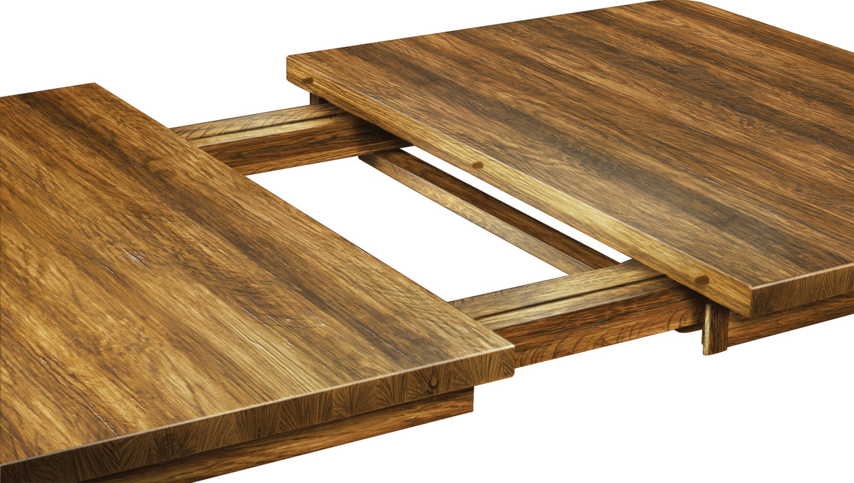 Amish Country Hill Reclaimed Barnwood Dining Set