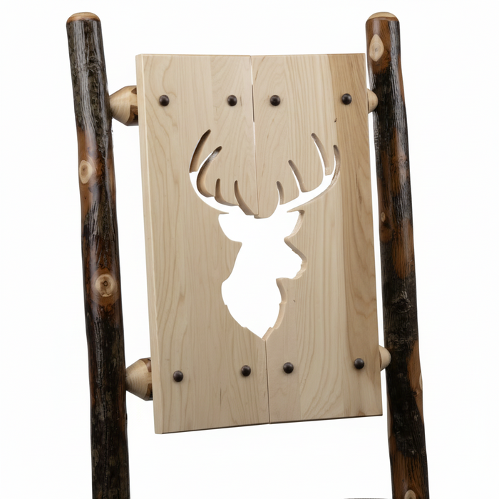 Amish Hickory Log Wildlife Small Dining Set (Multiple Sizes)