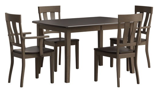 Amish Parma Dining Set Leg Table & Chair Sets Farmhouse Traditional