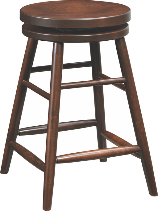 Plain Turned Bar Stool Swivel Barstools Mission