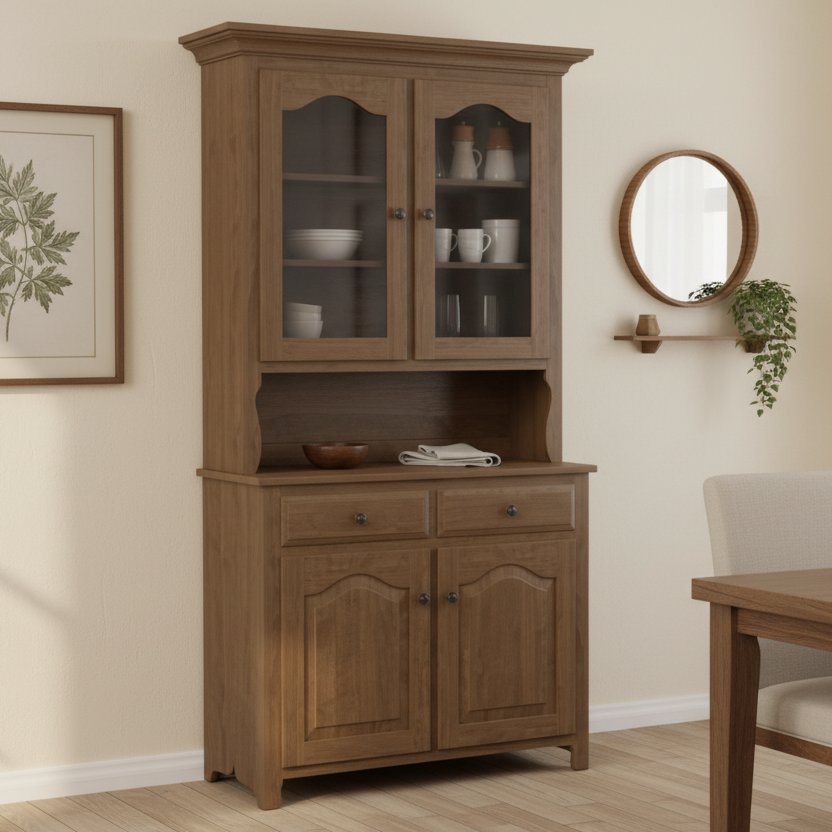 Traditional 2-Door Hutch