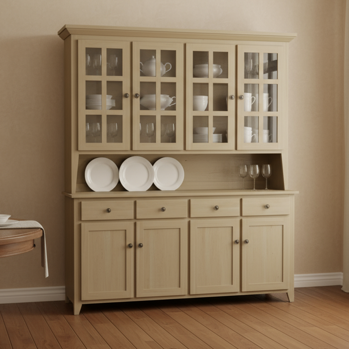 Shaker 4-Door Hutch