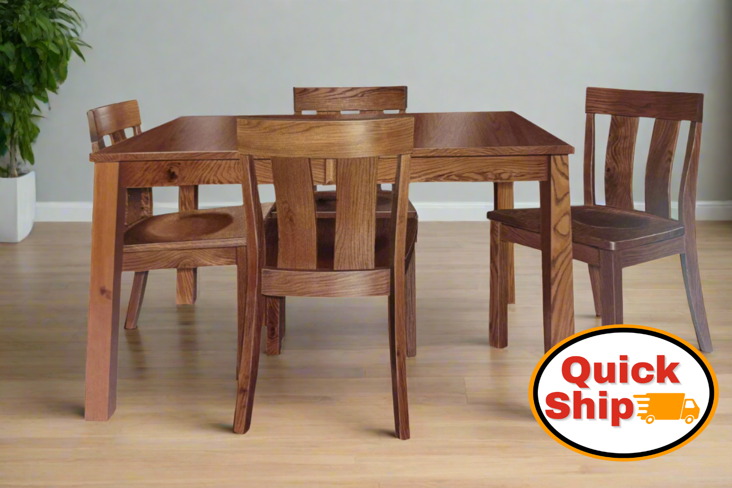 Quick Ship Amish Lima Dining Set