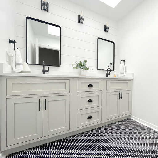 Amish Princeton Bathroom Vanity - Multiple Sizes Bathroom Vanities: 40-49" Wide Contemporary