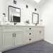 Amish Princeton Bathroom Vanity - Multiple Sizes Bathroom Vanities: 40-49" Wide Contemporary