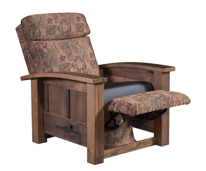 Amish Kimbolton Reclaimed Barnwood Recliner