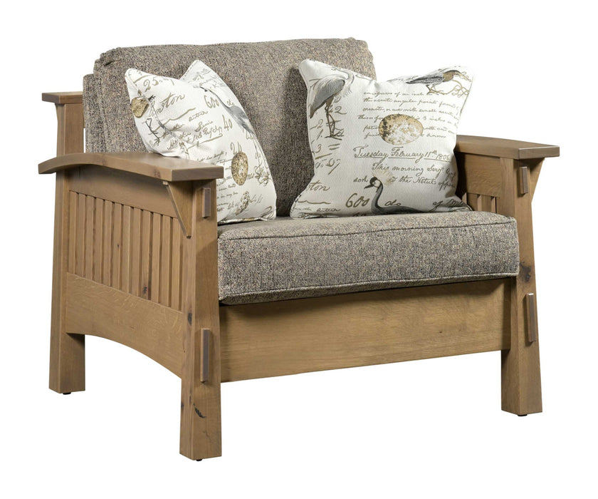 Amish Benton Chair With Reversible Cushions